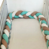 Babymat Tour de Lit Tressé - Vert Pastel