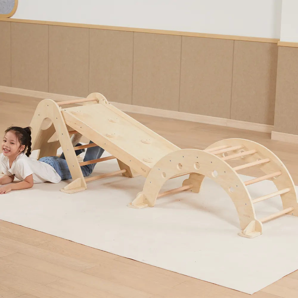 Viga Toys Arche d'Escalade à Bascule Montessori 18M+
