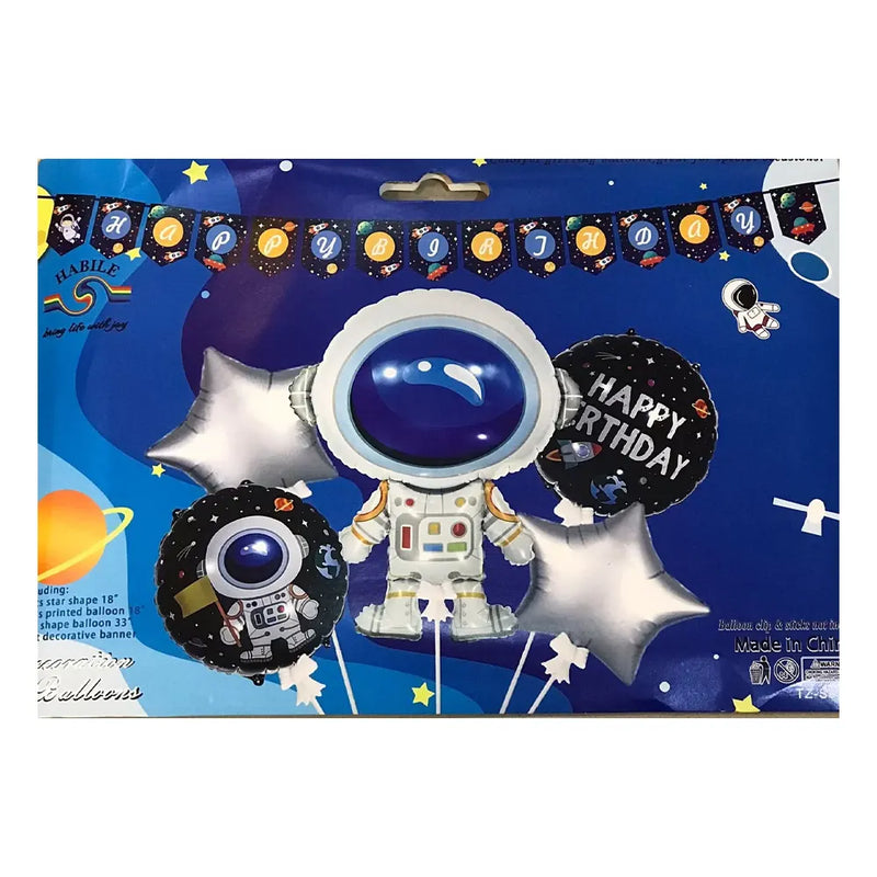Pack de 5 Pièces de Ballons - Astronautes