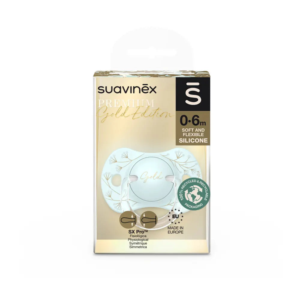 Suavinex Sucette Premium Silicone SX Pro GOLD Edition - 0-6M