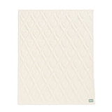 Babymat Couverture d'Hiver 100x100 cm - Cœur Blanc