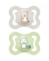 Chupete MAM Mini Air 0-6 meses - Verde y Gris
