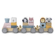 Viga Toys PolarB Train Empilable Animaux en Bois 18M+