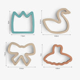Lot de 4 Emporte-Pièces pour Sandwich - Ballerina