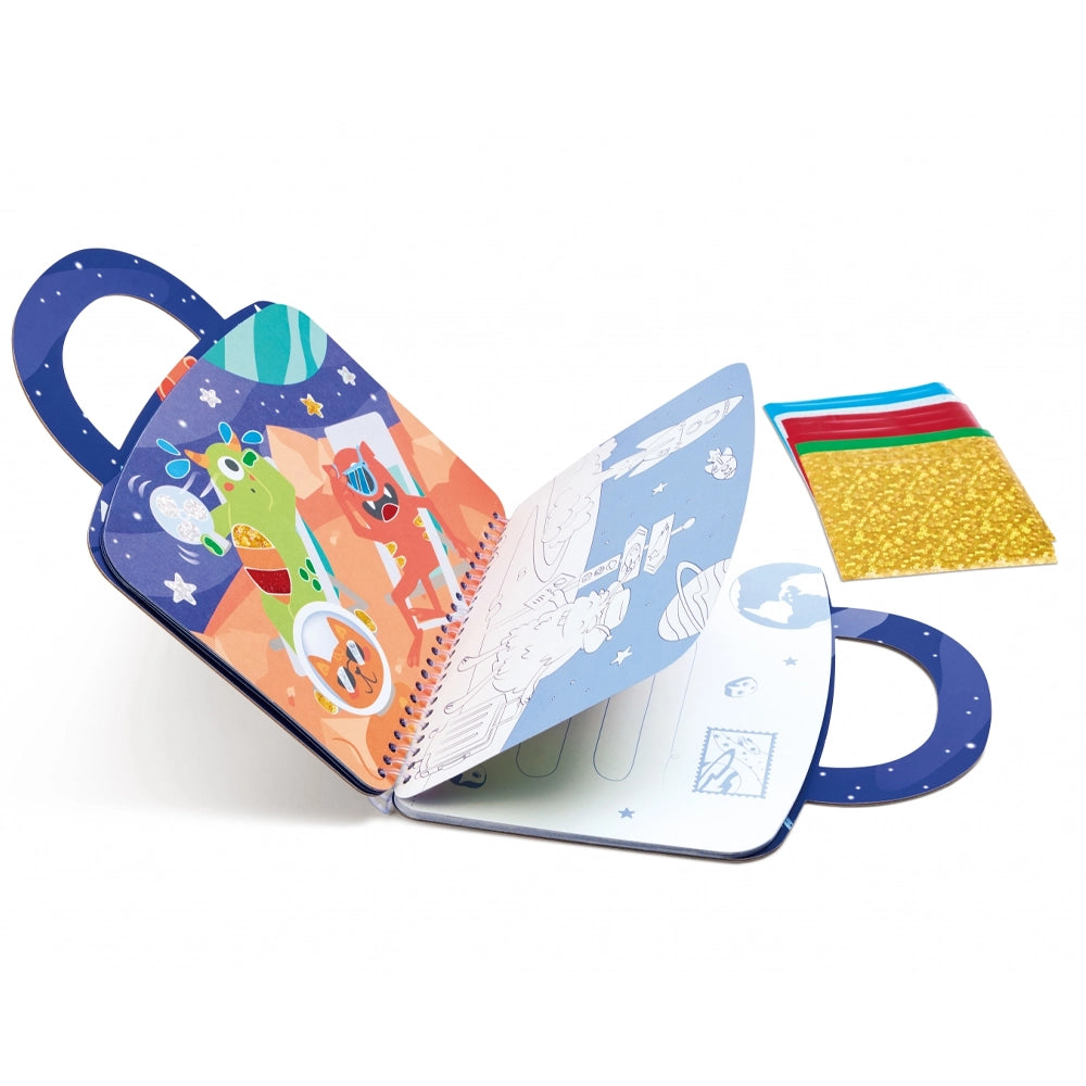 Hape Set artístico viaje intergaláctico 3-6A