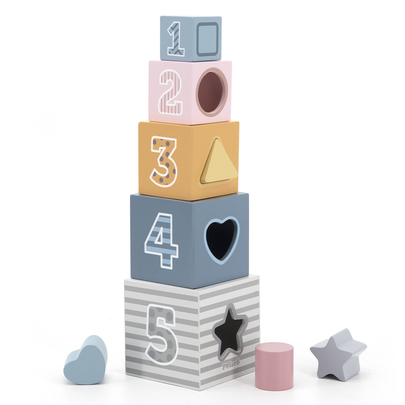 Viga Toys PolarB Interlocking and Stacking Blocks - 12M+