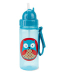 Skip Hop Zoo Straw Bottle 390ml - Owl
