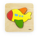 Viga Toys Puzzle de Bloques de Madera - Avión