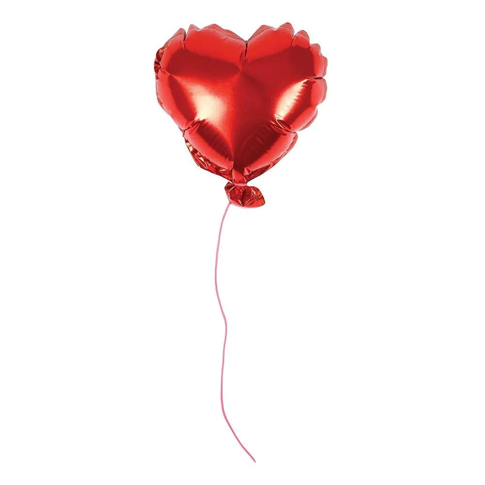 Ballon Cœur en Aluminium Rouge – 45cm