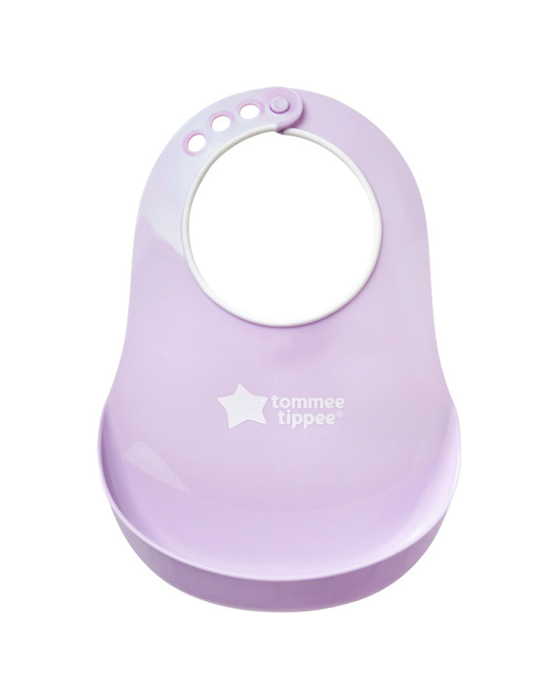 Babero con cierre ajustable Tommee Tippee - Malva