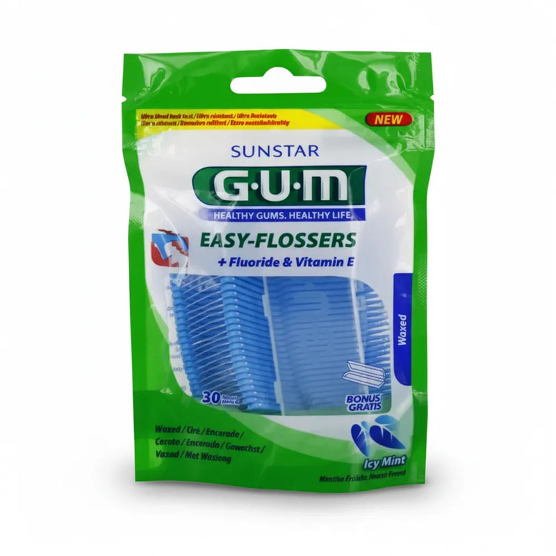 GUM Aplicadores de Hilo Dental Mentolados – 30 unidades