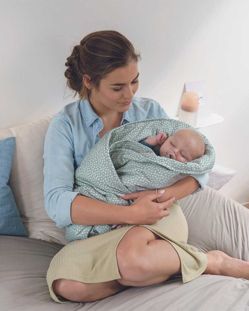 Couverture Bébé Dream Cloudy 75×100 Doomoo - Kaki