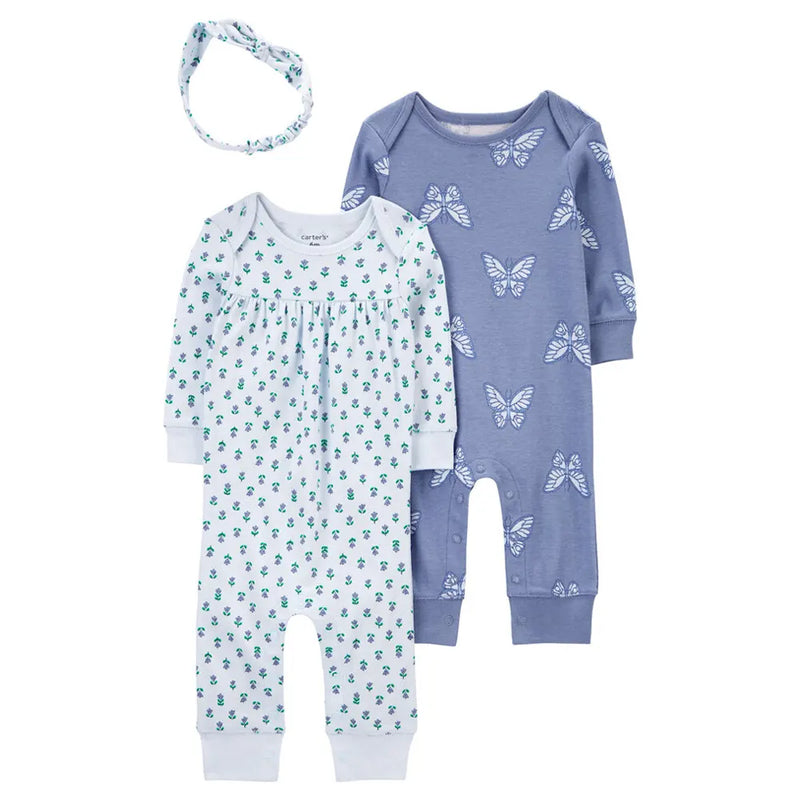 Carter's 3-Piece Set - Blue Floral
