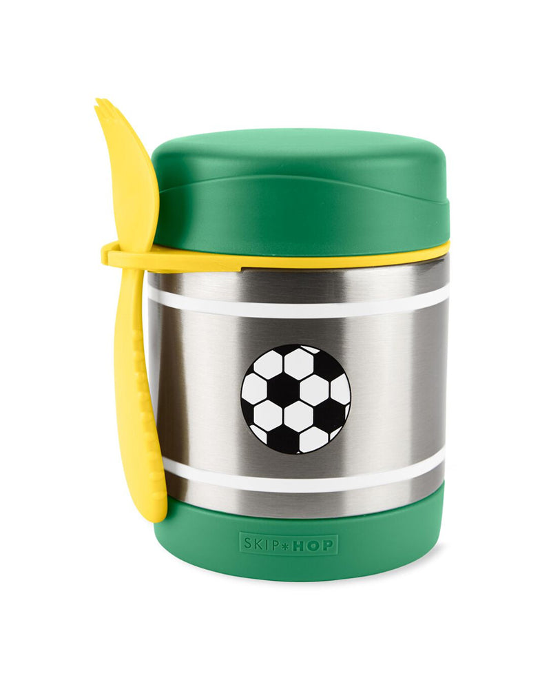 Skip Hop Zoo Stainless Steel Insulated Food Jar 325ml - Football