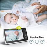 Babyphone Caméra Vidéo SM650 Écran 5 Pouces