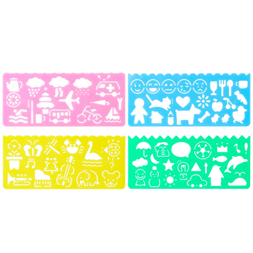 Lot de 4 Règles – 15 cm
