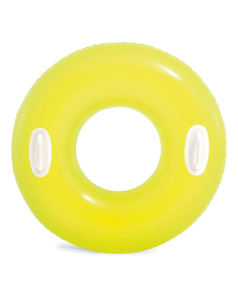 Intex Bouée Avec Poignées Hi-Gloss - Jaune