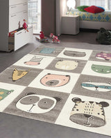 Tapis Rectangulaire ZOO TOO 80x150 cm Un Amour de Tapis - Gris