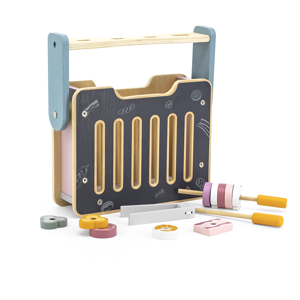Viga Toys PolarB Cuisine & Grille en Bois 24M+