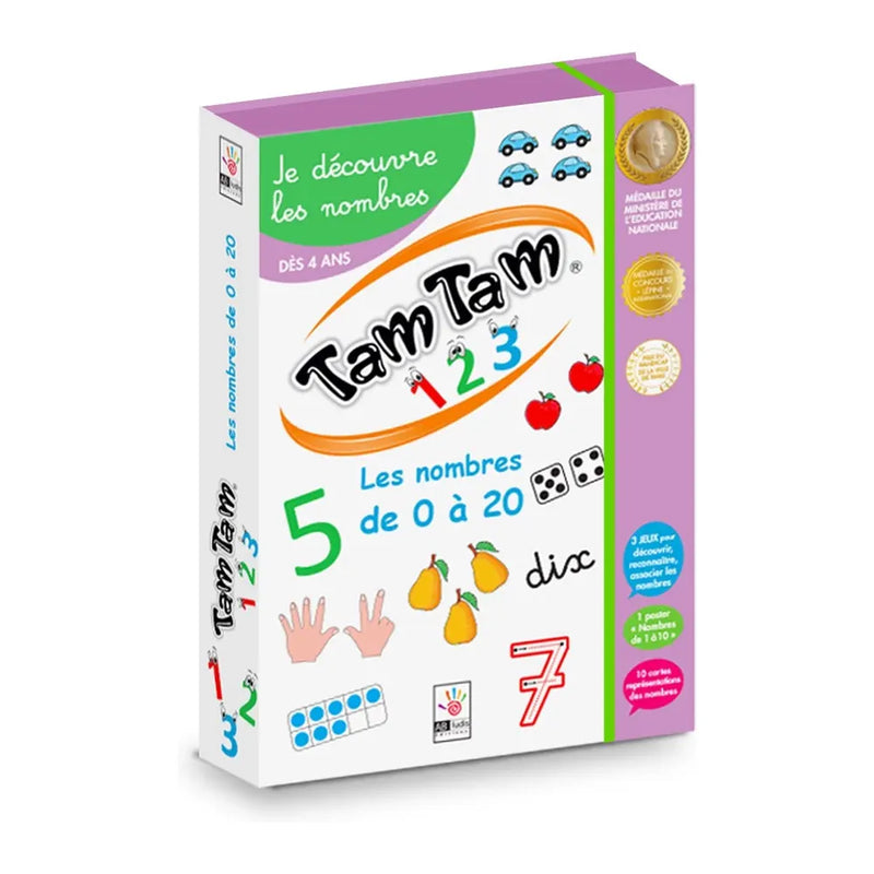 تام تام 1,2,3 - أكتشف الأرقام - صندوق