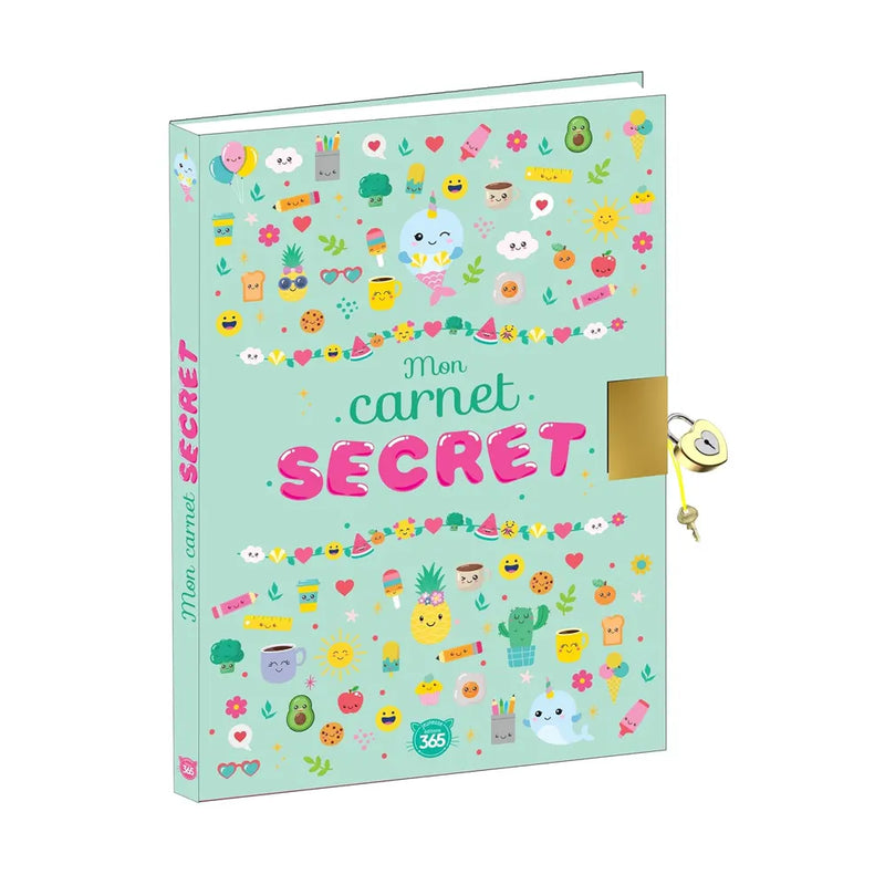 Mi Cuaderno Secreto Kawai - Diario con Candado para Completar