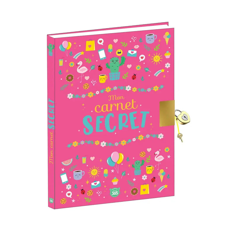 My Girly Secret Notebook - Diario con candado para completar