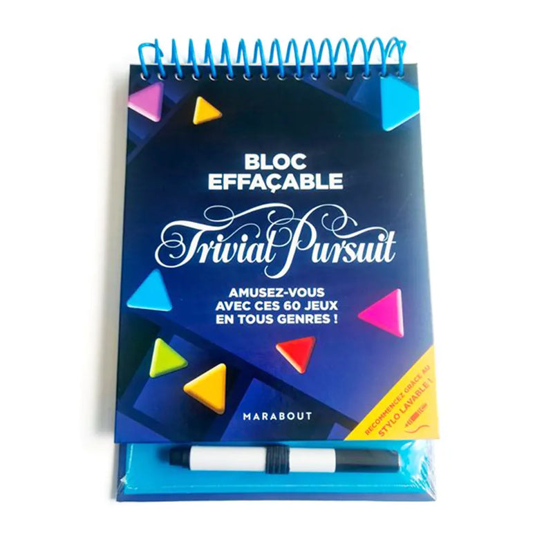 Trivial Pursuit Erasable Game Block & Pen