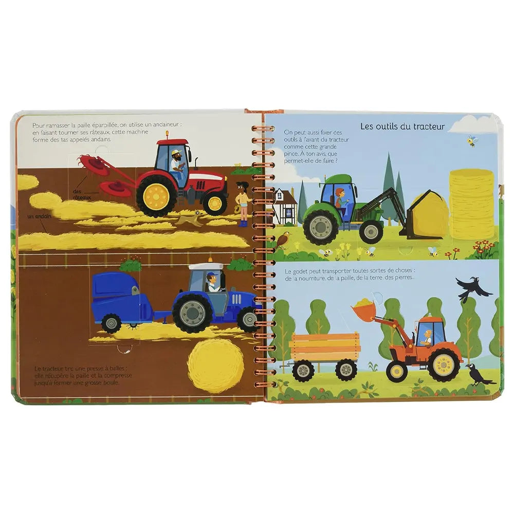 Piccolia Livre Les Picco-Docs - Les Tracteurs