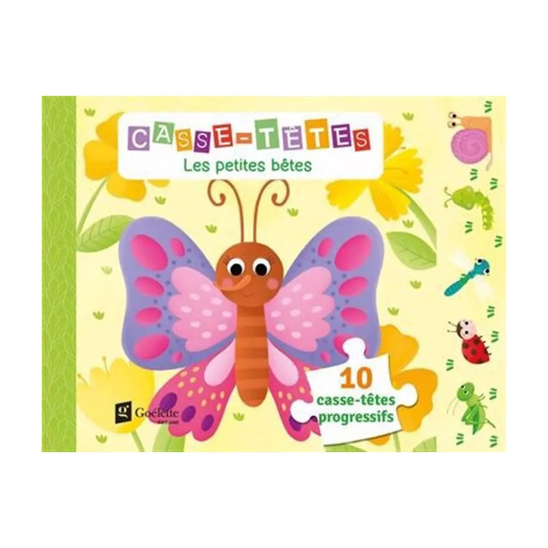 Puzzles Los Bichitos 10 Puzzles Progresivos - 3A+