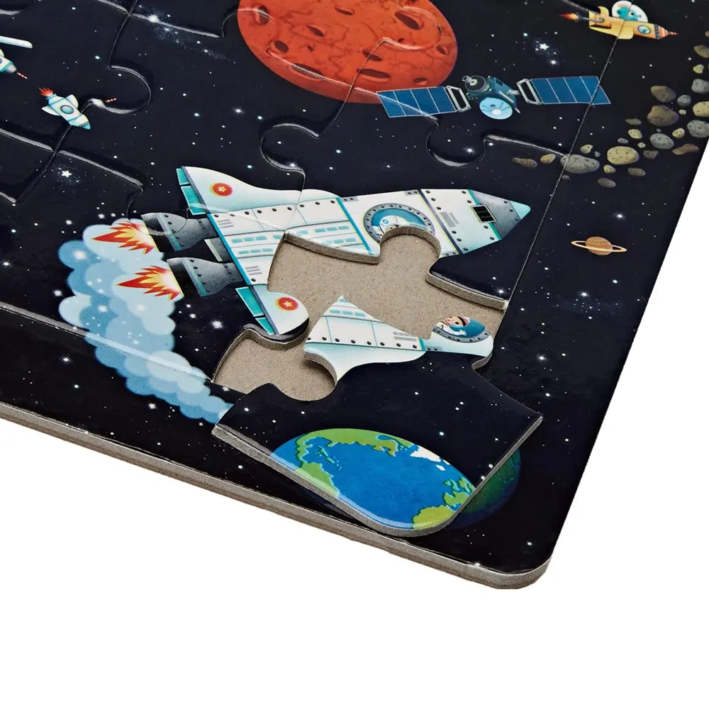 Piccolia Puzzle Un Voyage dans l'Espace 48 Pièces - 4A+