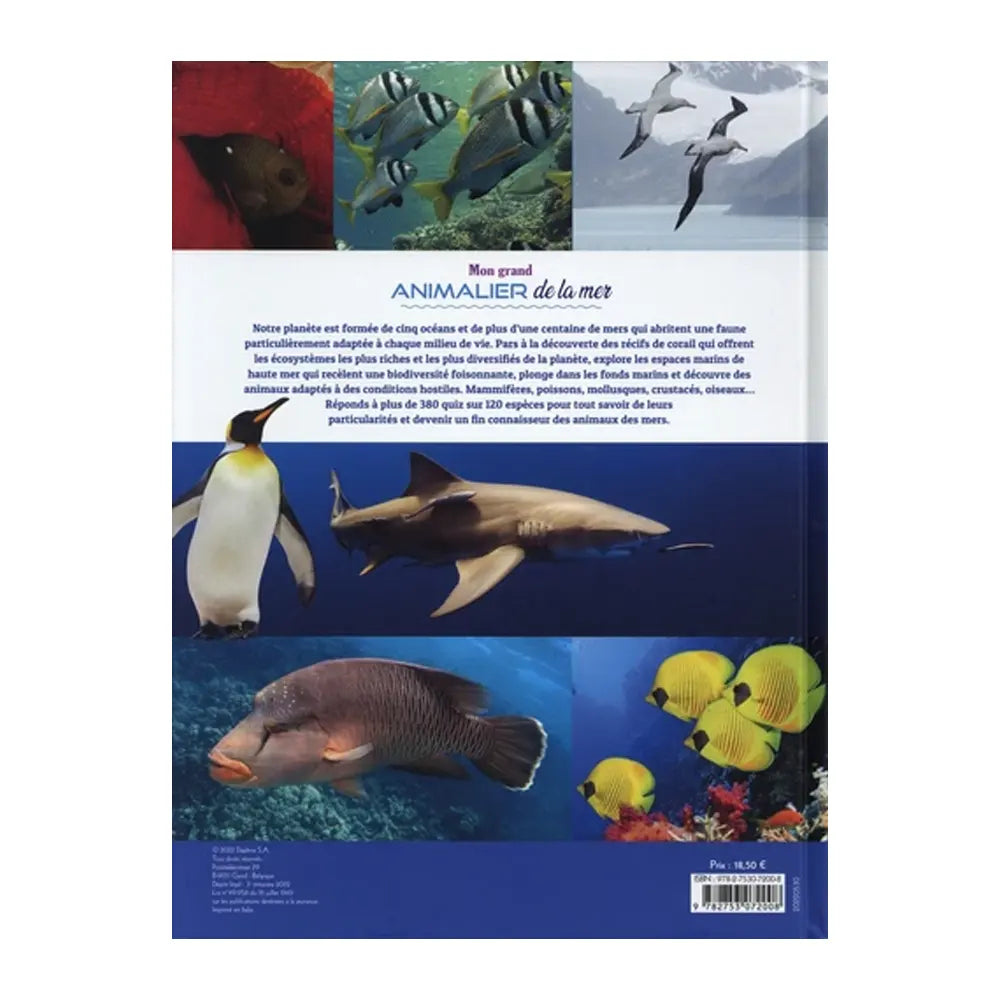 Piccolia Livre Mon Grand Animalier de la Mer