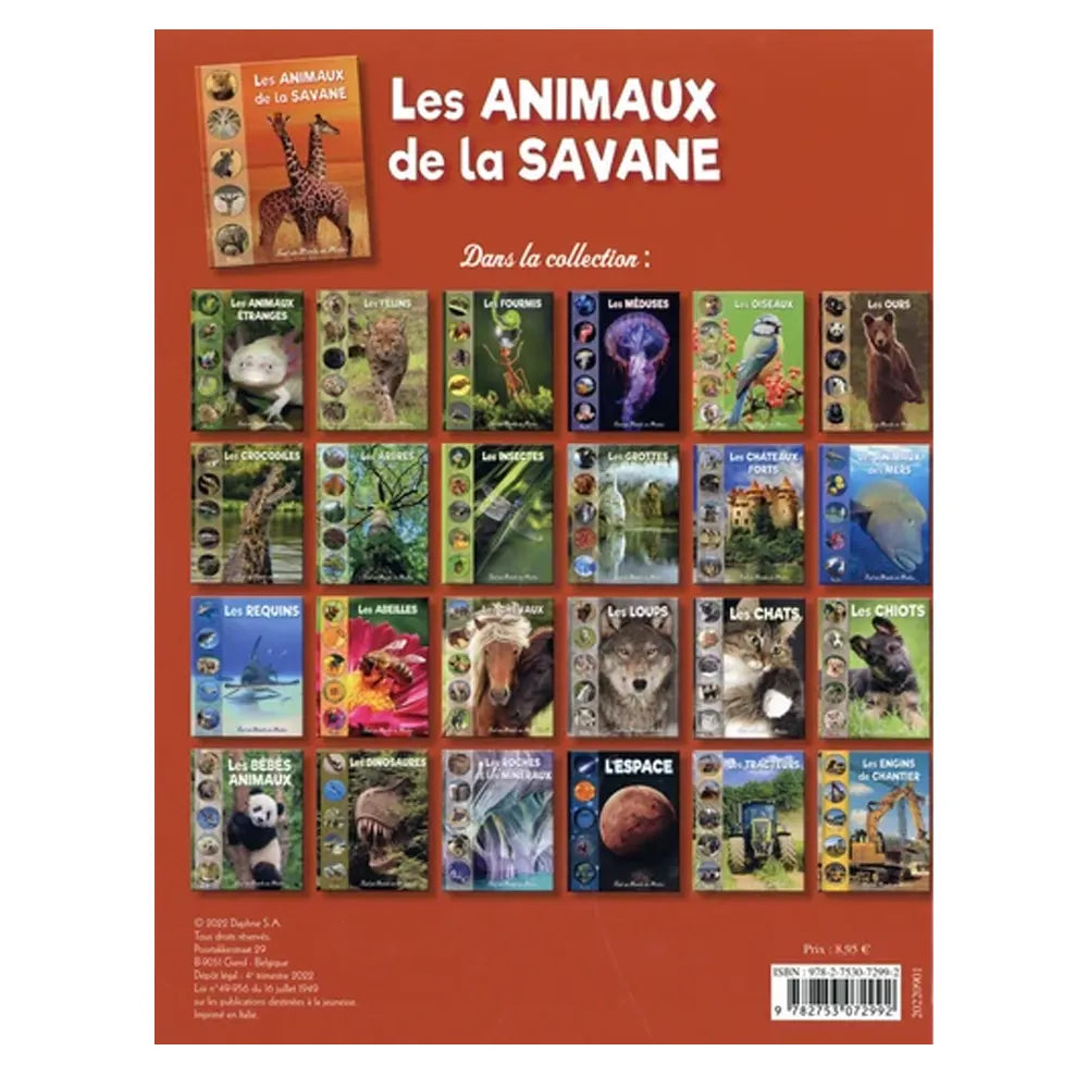 Piccolia Livre Tout un Monde en Photos - Les Animaux de la Savane