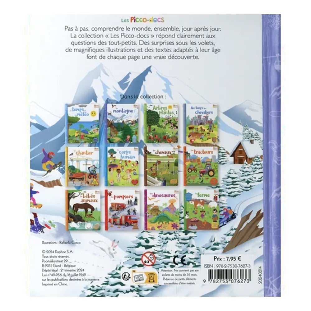 Piccolia Livre Les Picco-Docs - La Montagne