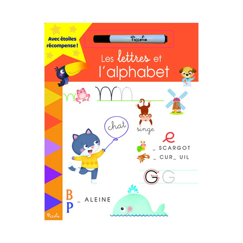 Piccolia Letters and the Alphabet