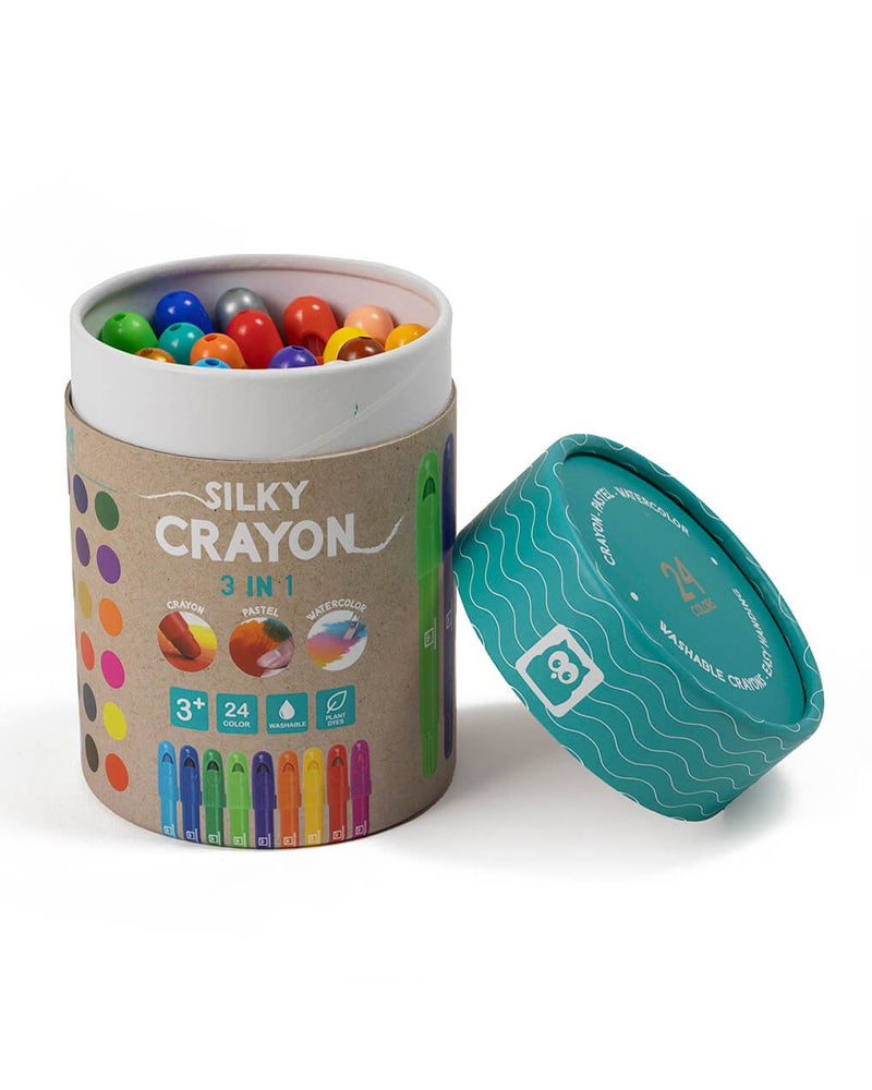 Eurekakids - 24 Crayons de Couleur 3en1