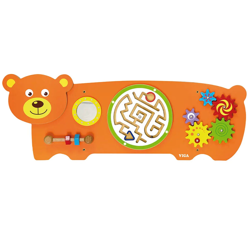 Viga Toys Bear Wall Activity Toy 18M+