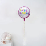 Ballon Aluminium Happy Birthday Rose – 45cm
