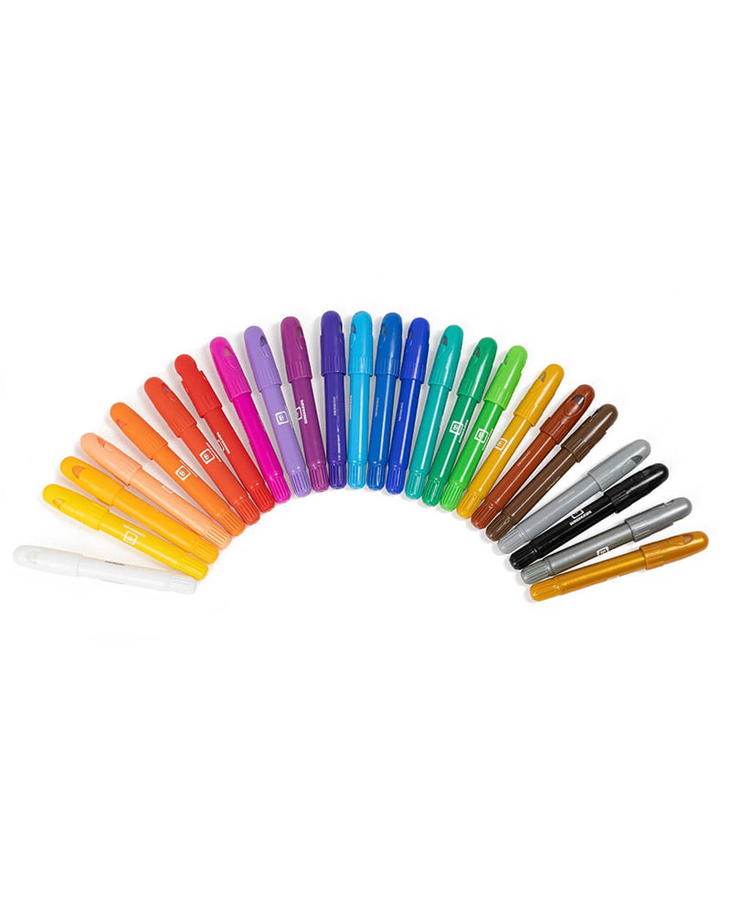 Eurekakids - 24 Crayons de Couleur 3en1