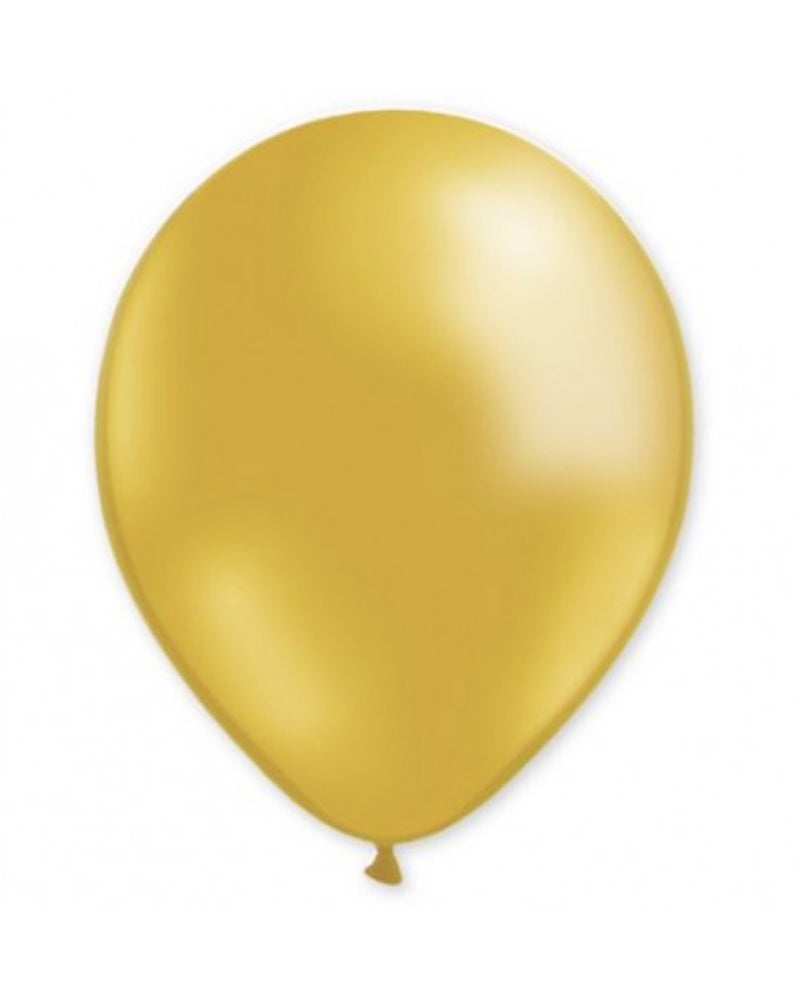 Ensemble de 10 ballons - Dorée