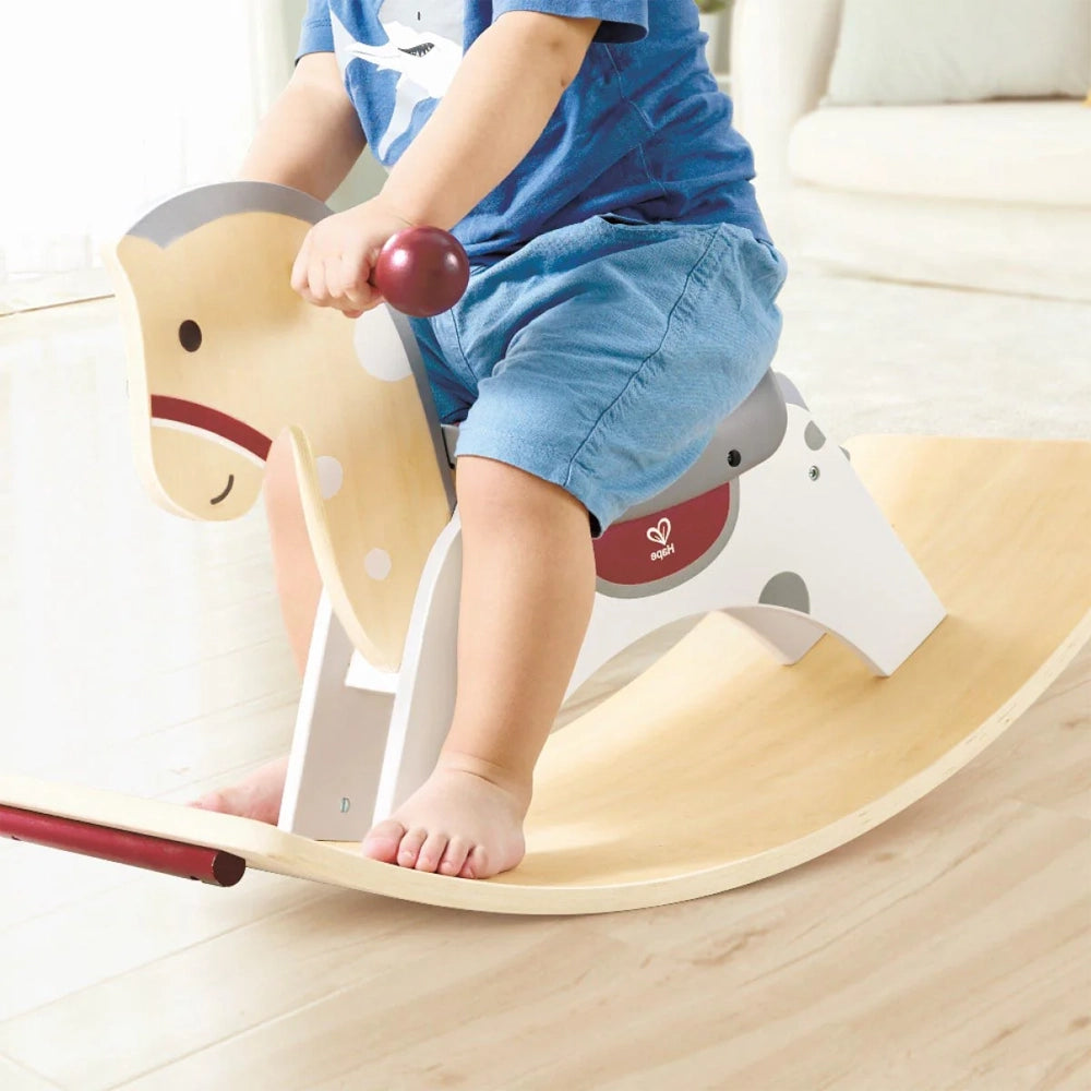 Hape Cheval à Bascule 2 en 1 - 1-3A