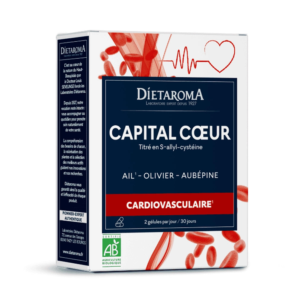 Dietaroma Ail olivier Aubepine 60gelules