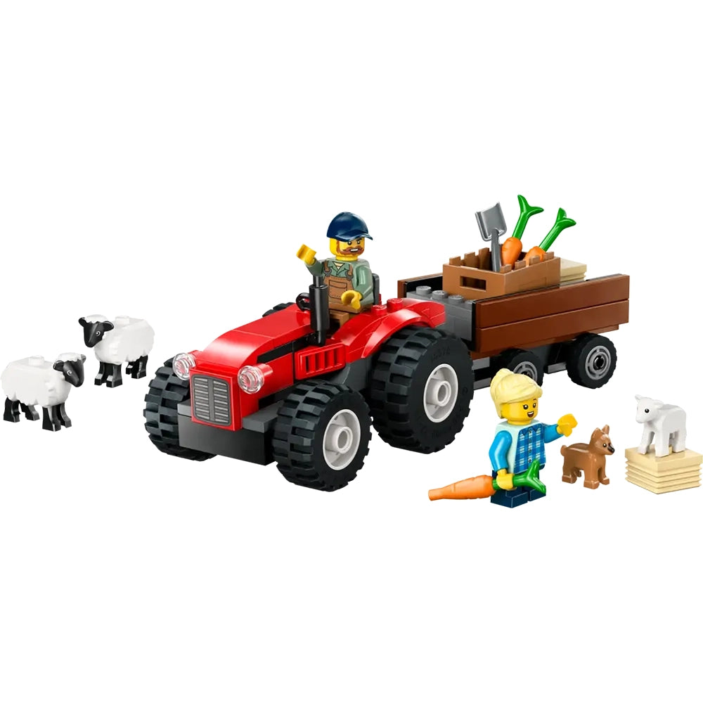 Lego Tracteur de Ferme avec Remorque 4A+