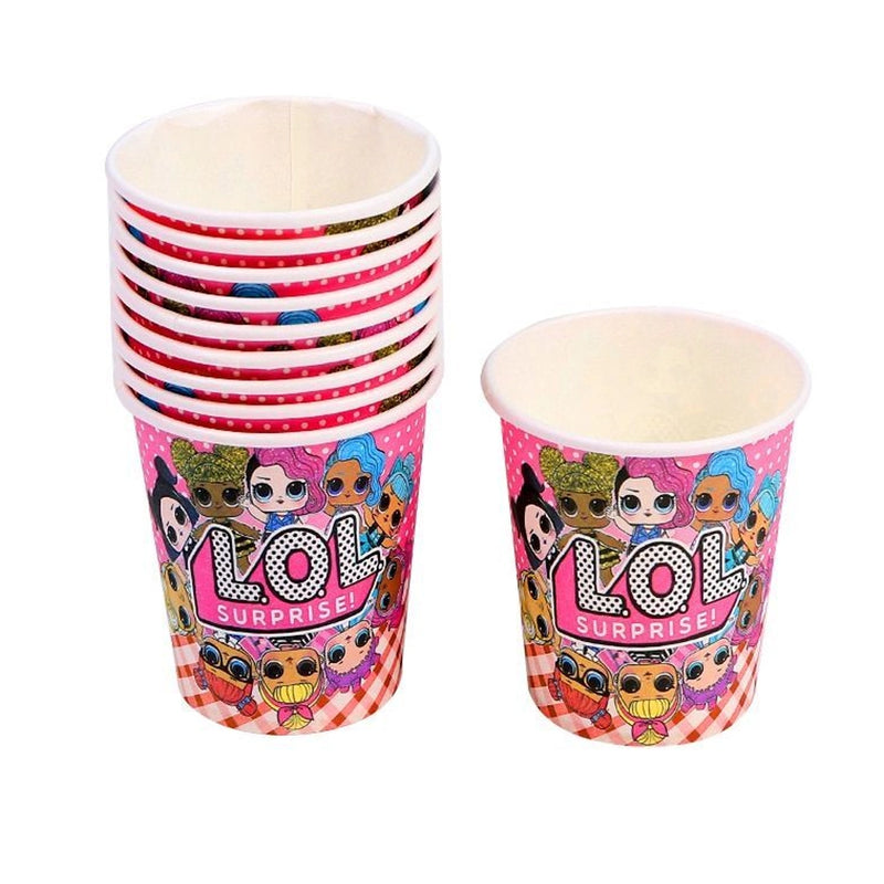 Pack of 10 Paper Cups - Lol Surprise