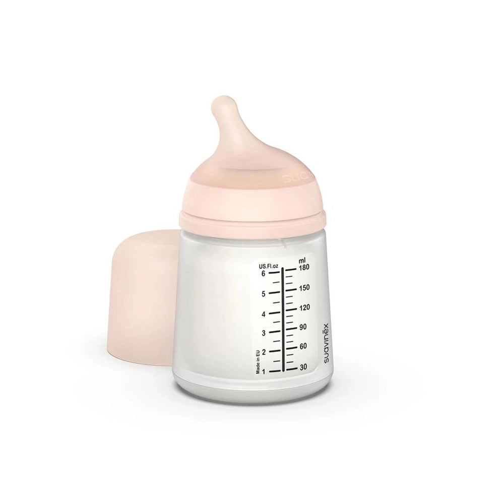 Suavinex Zero Zero Biberon Anti-Coliques 180ml à Débit Adaptatif 0M+