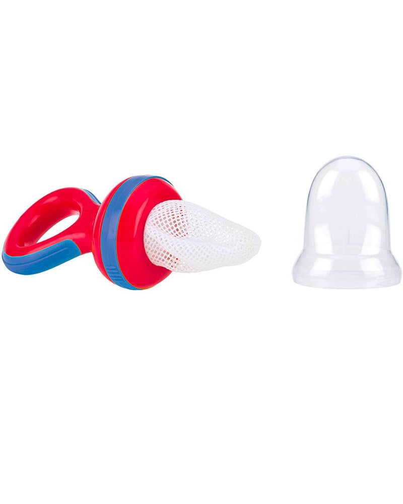 Nûby Nibber Snack for Fruits & Vegetables & Cookies 6M+ - Red & Blue