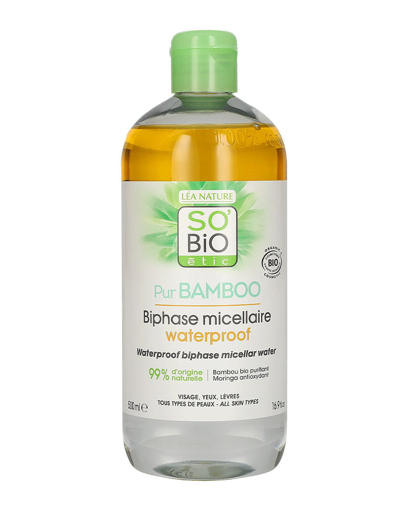 So Bio Biphase Eau Micellaire Waterproof Pur Bamboo - 500ml