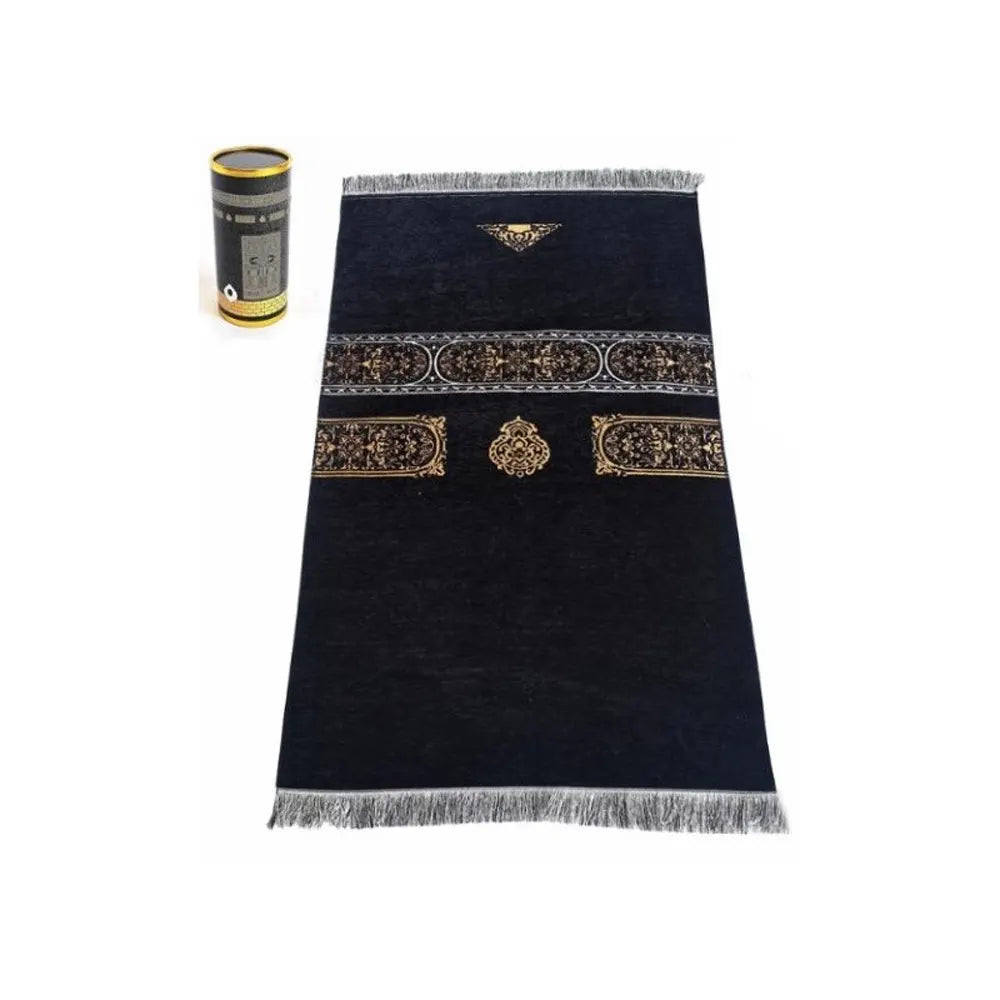 Tapis de Prière Musulman - Noir (Modèle Aléatoire)
