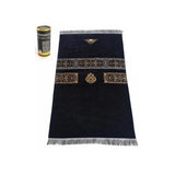 Tapis de Prière Musulman - Noir (Modèle Aléatoire)