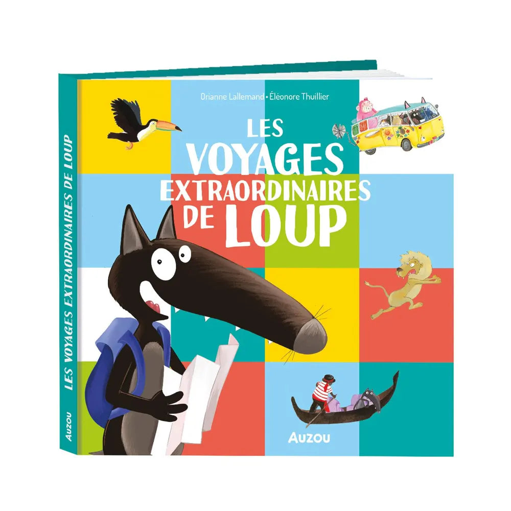 Auzou Coffret Loup - Les Voyages Extraordinaires de Loup