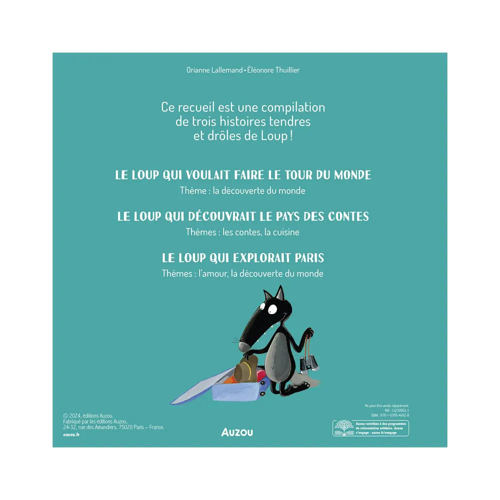 Auzou Coffret Loup - Les Voyages Extraordinaires de Loup